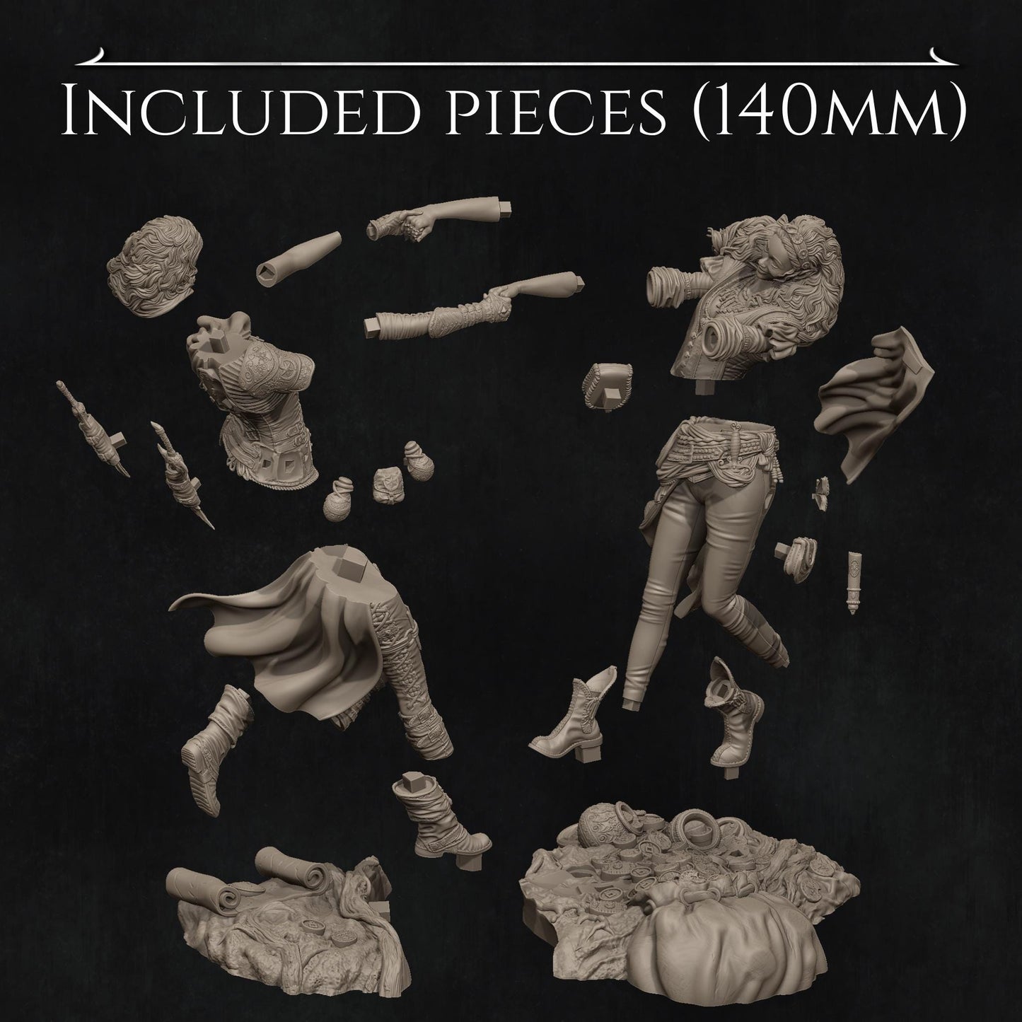 Ode to Joy, Full Diorama | Garage Resin Kit Statue | D&D TTRPG Fantasy Miniature | Nerikson