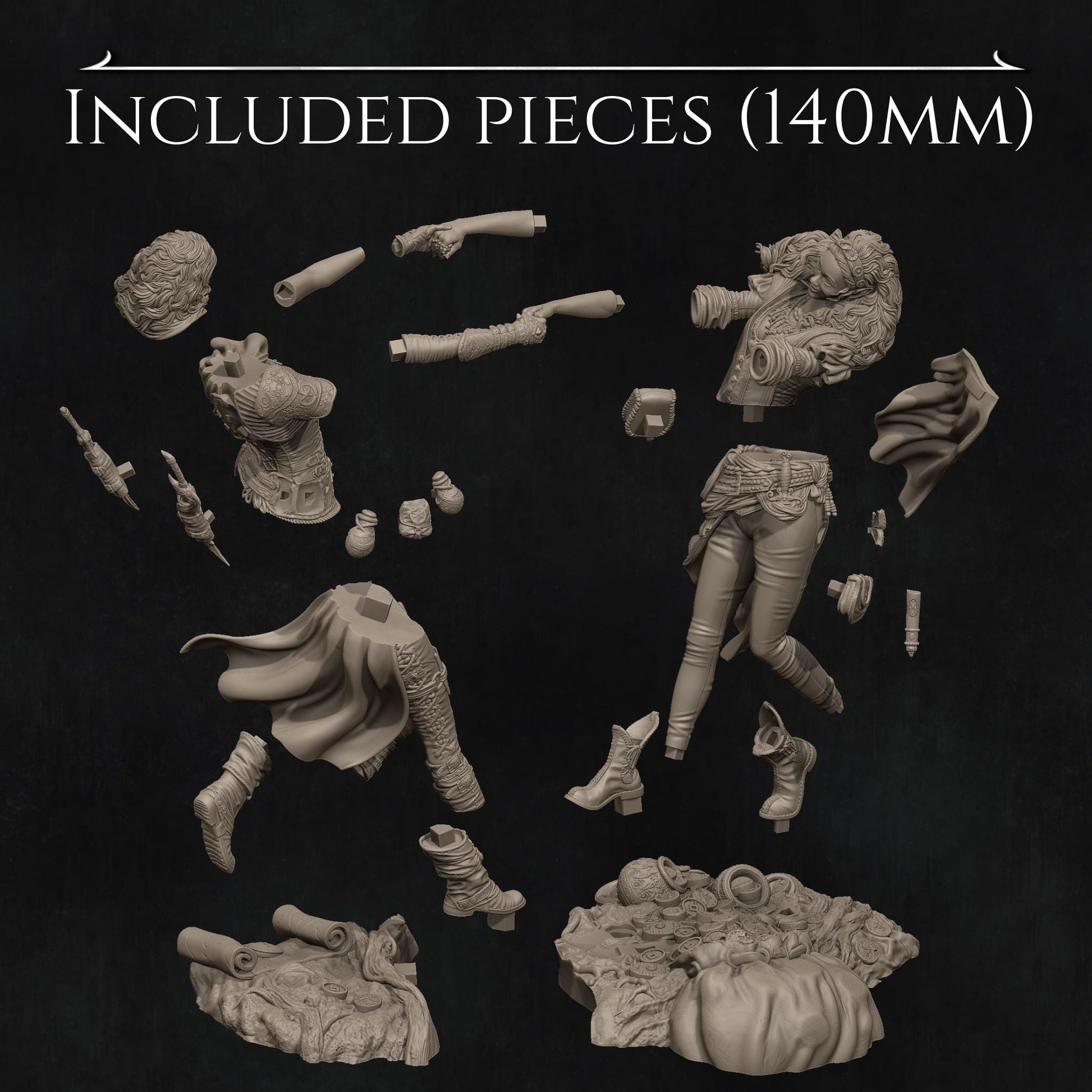 Ode to Joy, Full Diorama | Garage Resin Kit Statue | D&D TTRPG Fantasy Miniature | Nerikson