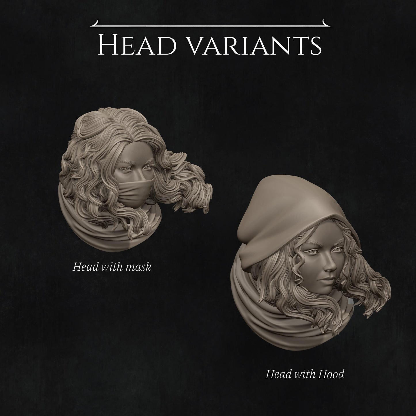 Ode to Joy - Enika The Assassin Standalone | Garage Resin Kit Statue | D&D TTRPG Fantasy Miniature | Nerikson