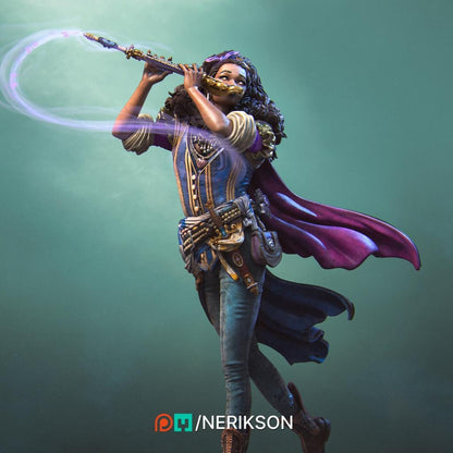 Ode to Joy - Inithia the Bard Standalone | Garage Resin Kit Statue | D&D TTRPG Fantasy Miniature | Nerikson