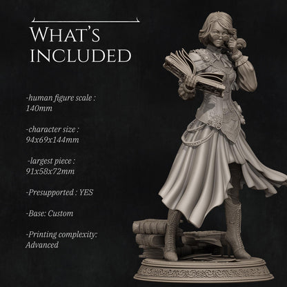 Orinthia Standalone | Garage Resin Kit Statue | D&D TTRPG Fantasy Miniature | Nerikson