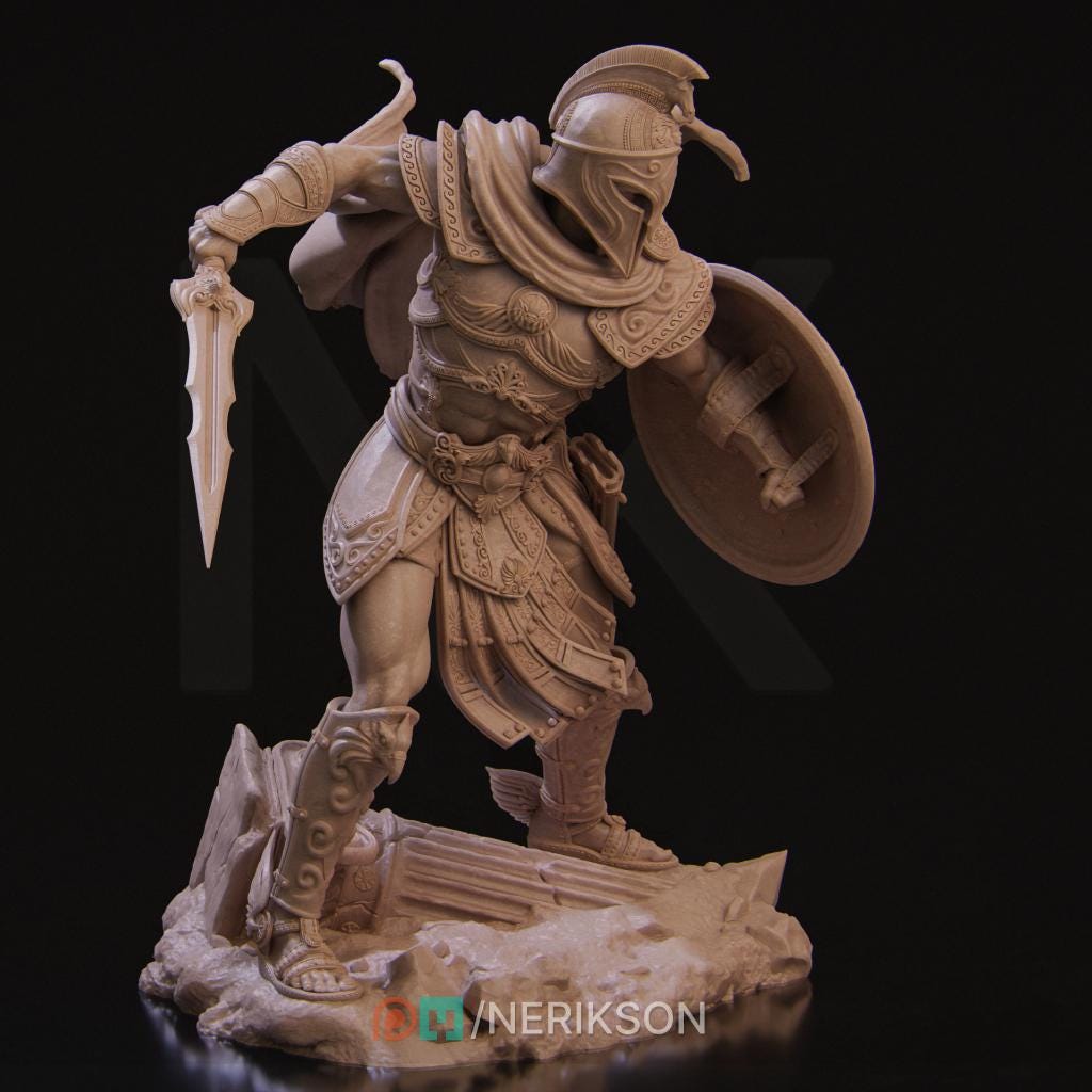 Perseus Standalone, Greek Mythology | Garage Resin Kit Statue | D&D TTRPG Fantasy Miniature | Nerikson