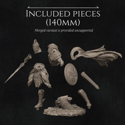 Perseus Standalone, Greek Mythology | Garage Resin Kit Statue | D&D TTRPG Fantasy Miniature | Nerikson