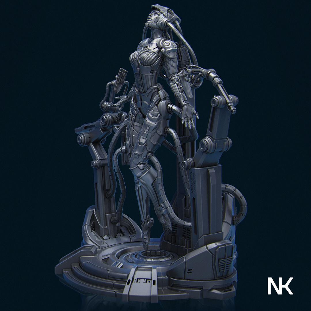 Project Eve | Garage Resin Kit Statue | D&D TTRPG Fantasy Miniature | Nerikson