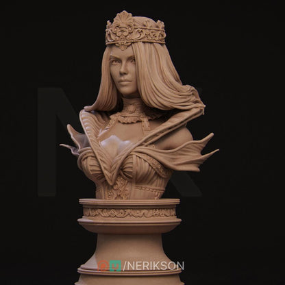Queen Of Spades | TABLETOP SCALE | D&D TTRPG Fantasy Miniature | Nerikson