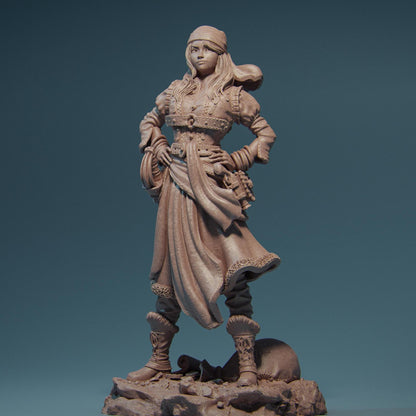 Robber Girl | TABLETOP SCALE | D&D TTRPG Fantasy Miniature | Nerikson