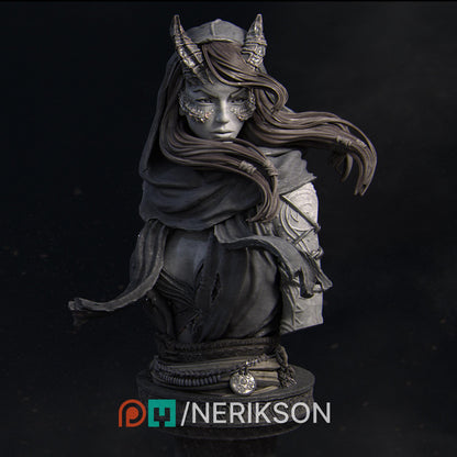 Rowena, the Wild Sorceress | Garage Resin Kit Statue | D&D TTRPG Fantasy Miniature | Nerikson
