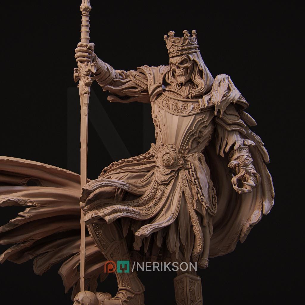 Shattered King | Garage Resin Kit Statue | D&D TTRPG Fantasy