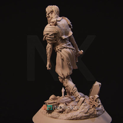 Skeleton Warrior | TABLETOP SCALE | D&D TTRPG Fantasy Miniature | Nerikson