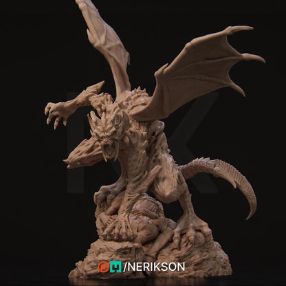 Steve the Demon Imp | Garage Resin Kit Statue | D&D TTRPG Fantasy Miniature | Nerikson