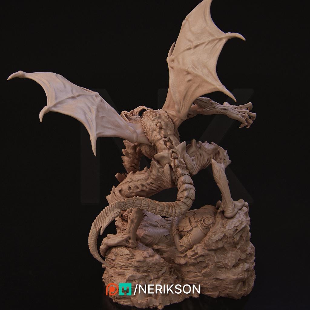 Steve the Demon Imp | Garage Resin Kit Statue | D&D TTRPG Fantasy Miniature | Nerikson