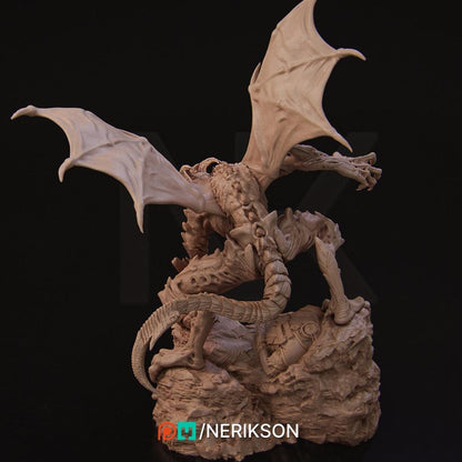 Steve the Demon Imp | Garage Resin Kit Statue | D&D TTRPG Fantasy Miniature | Nerikson