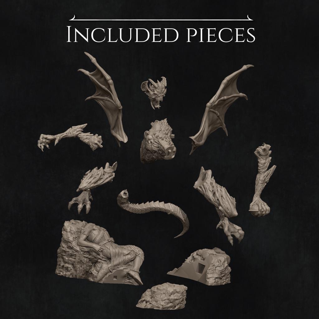 Steve the Demon Imp | Garage Resin Kit Statue | D&D TTRPG Fantasy Miniature | Nerikson