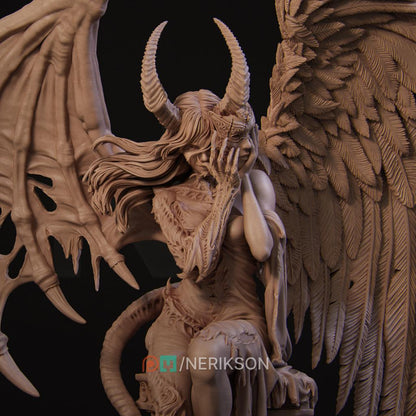 The Face of Evil | Garage Resin Kit Statue | D&D TTRPG Fantasy Miniature | Nerikson