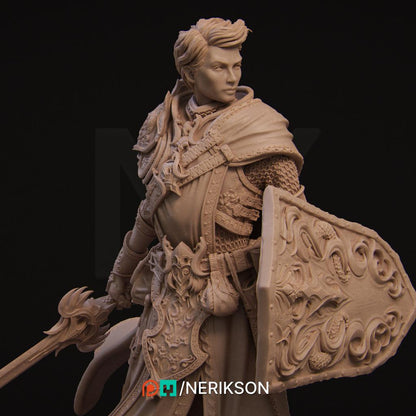 The Last Battle - Aaron Standalone | Garage Resin Kit Statue | D&D TTRPG Fantasy Miniature | Nerikson