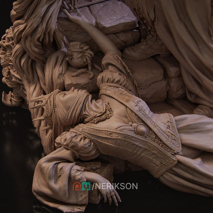 The Fairest Of Them All, Full Diorama | Garage Resin Kit Statue | D&D TTRPG Fantasy Miniature | Nerikson