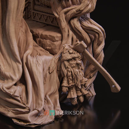 The Fairest Of Them All, Full Diorama | Garage Resin Kit Statue | D&D TTRPG Fantasy Miniature | Nerikson