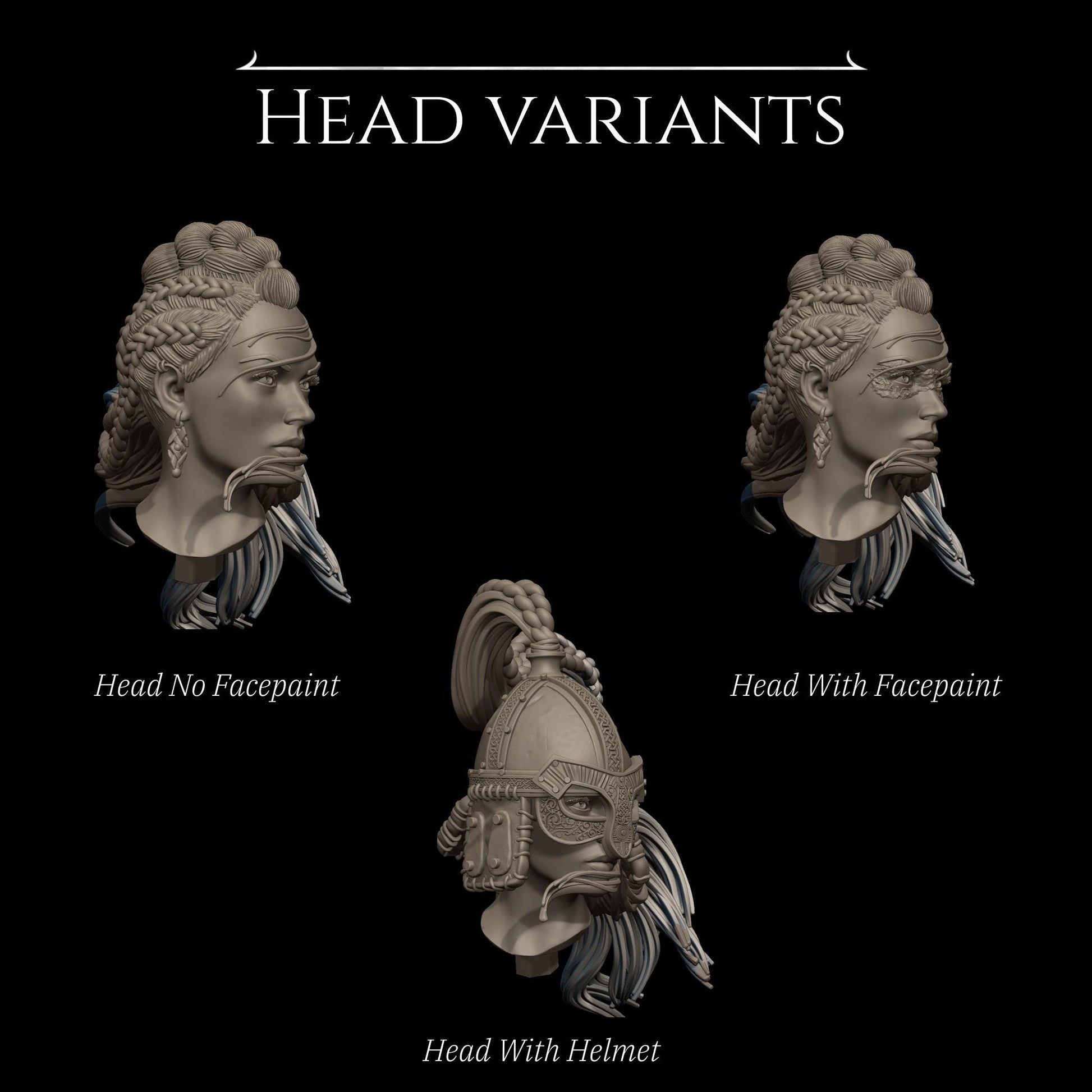 Thyra the Conqueror | Garage Resin Kit Statue | D&D TTRPG Fantasy Miniature | Nerikson