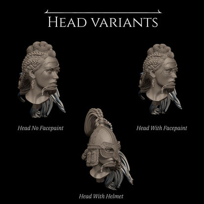 Thyra the Conqueror | Garage Resin Kit Statue | D&D TTRPG Fantasy Miniature | Nerikson