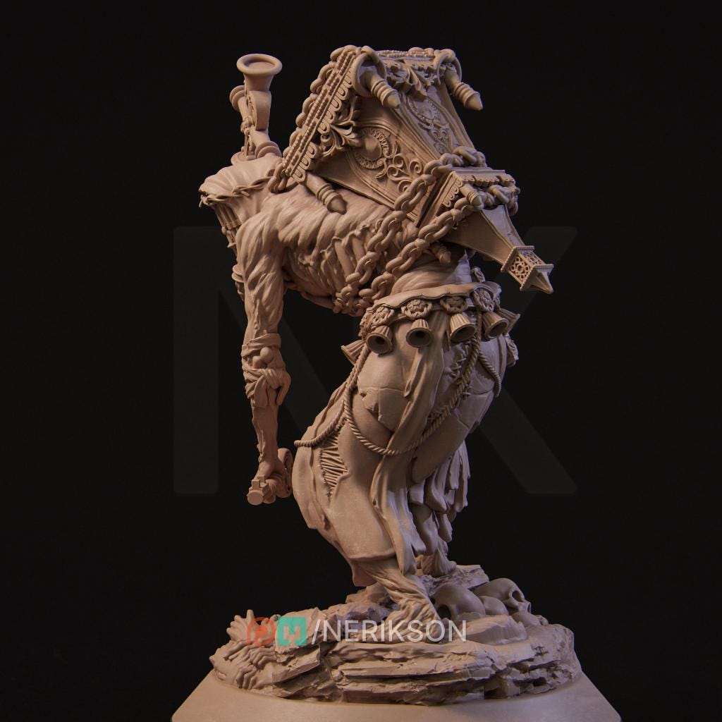 Undead Keeper | TABLETOP SCALE | D&D TTRPG Fantasy Miniature | Nerikson