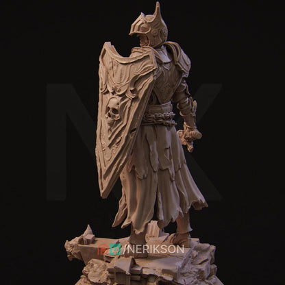 Undead Knight | TABLETOP SCALE | D&D TTRPG Fantasy Miniature | Nerikson