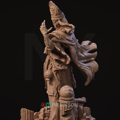 Undead Priest | TABLETOP SCALE | D&D TTRPG Fantasy Miniature | Nerikson