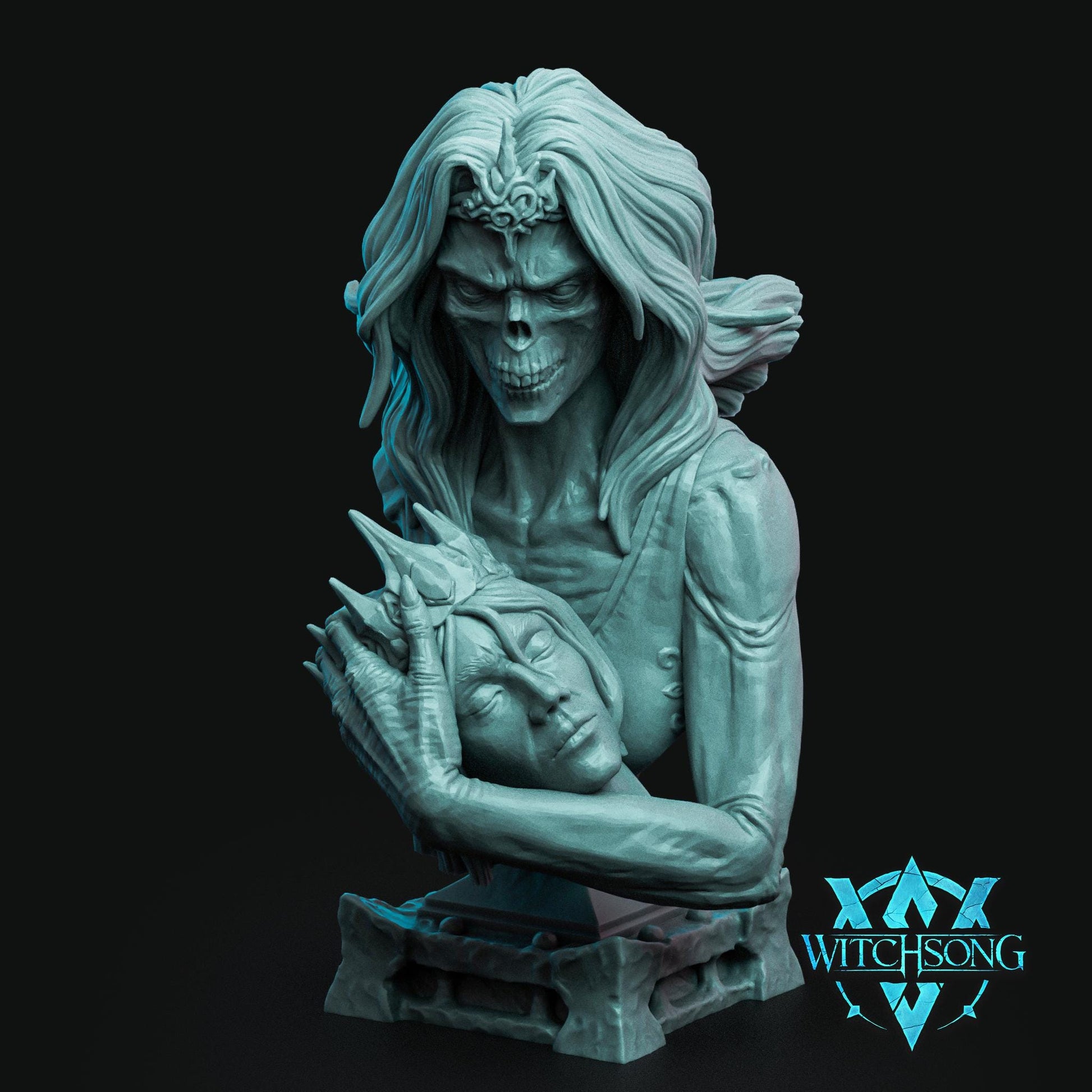 Banshee Queen | Mini or Bust | Monster Miniature Statue | Witchsong Miniatures