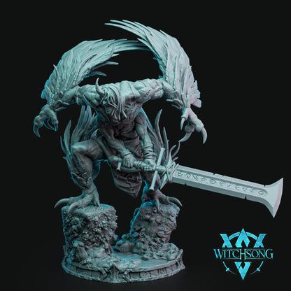 Champion of Wrath | Mini or Bust | Monster Miniature Statue | Witchsong Miniatures
