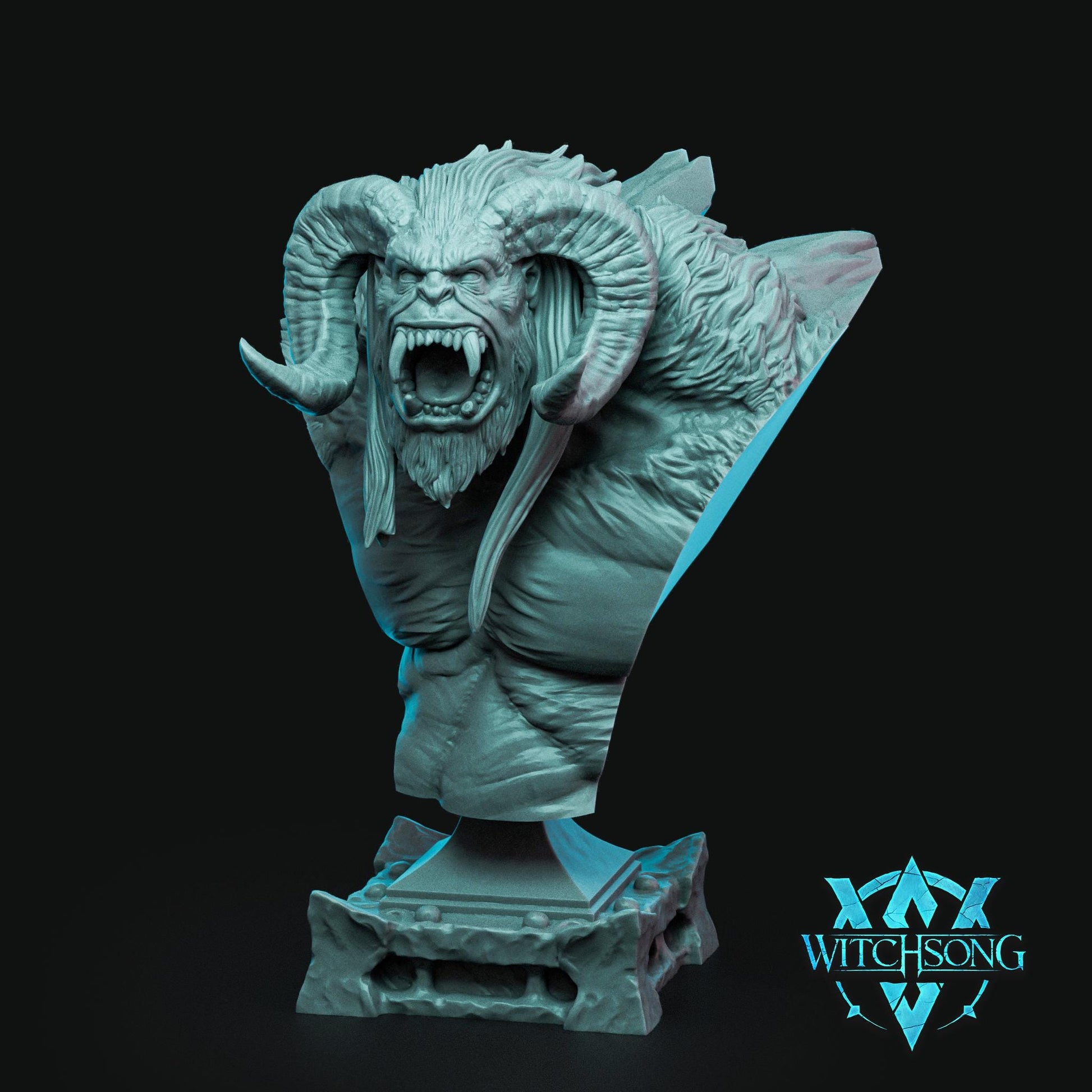 Dreadfrost Yeti | Mini or Bust | Monster Miniature Statue | Witchsong Miniatures
