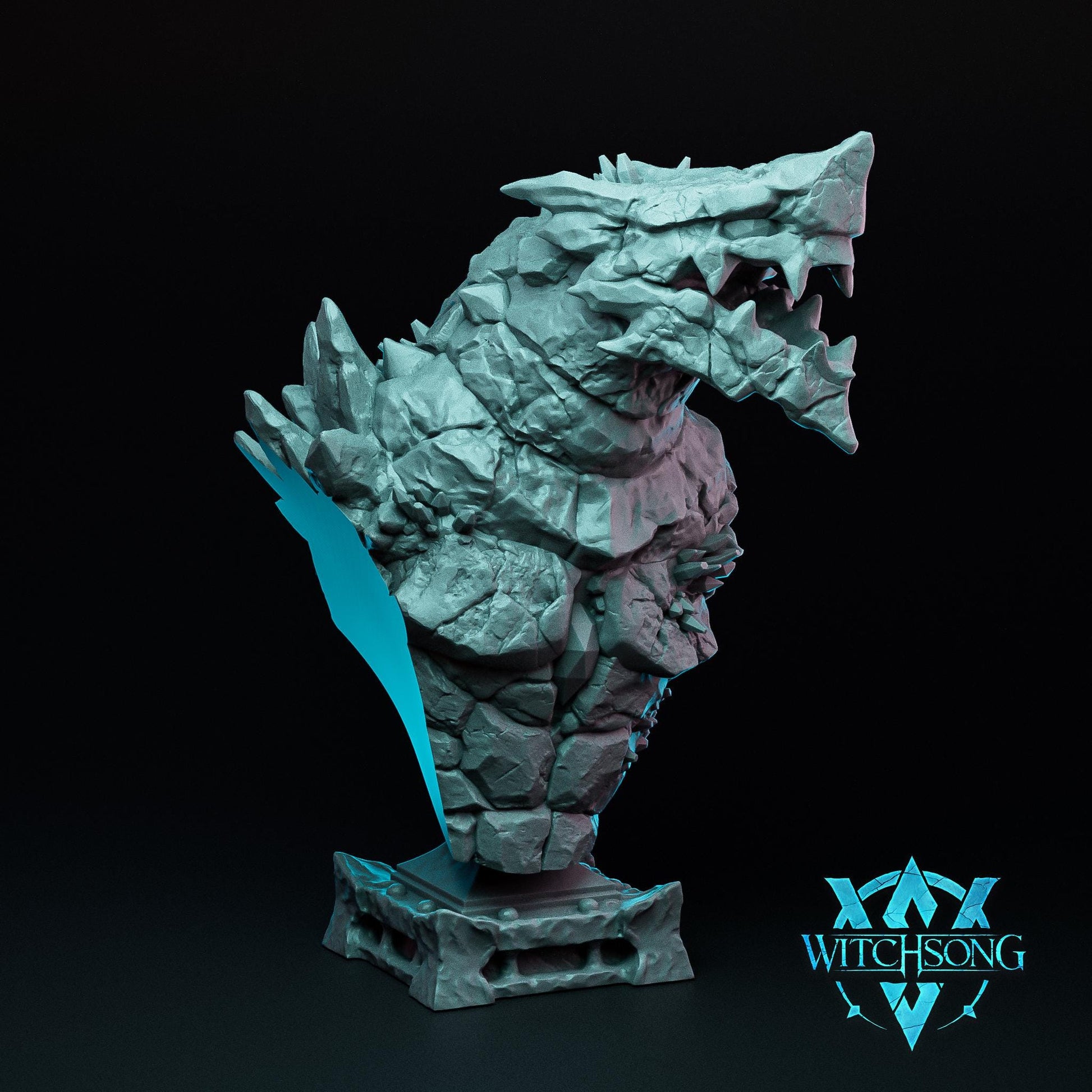 Greater Temple Guardian | Mini or Bust | Monster Miniature Statue | Witchsong Miniatures