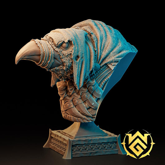 Kreak the Flightless, Kenku Rogue | TTRPG D&D Miniature | The Witchguild