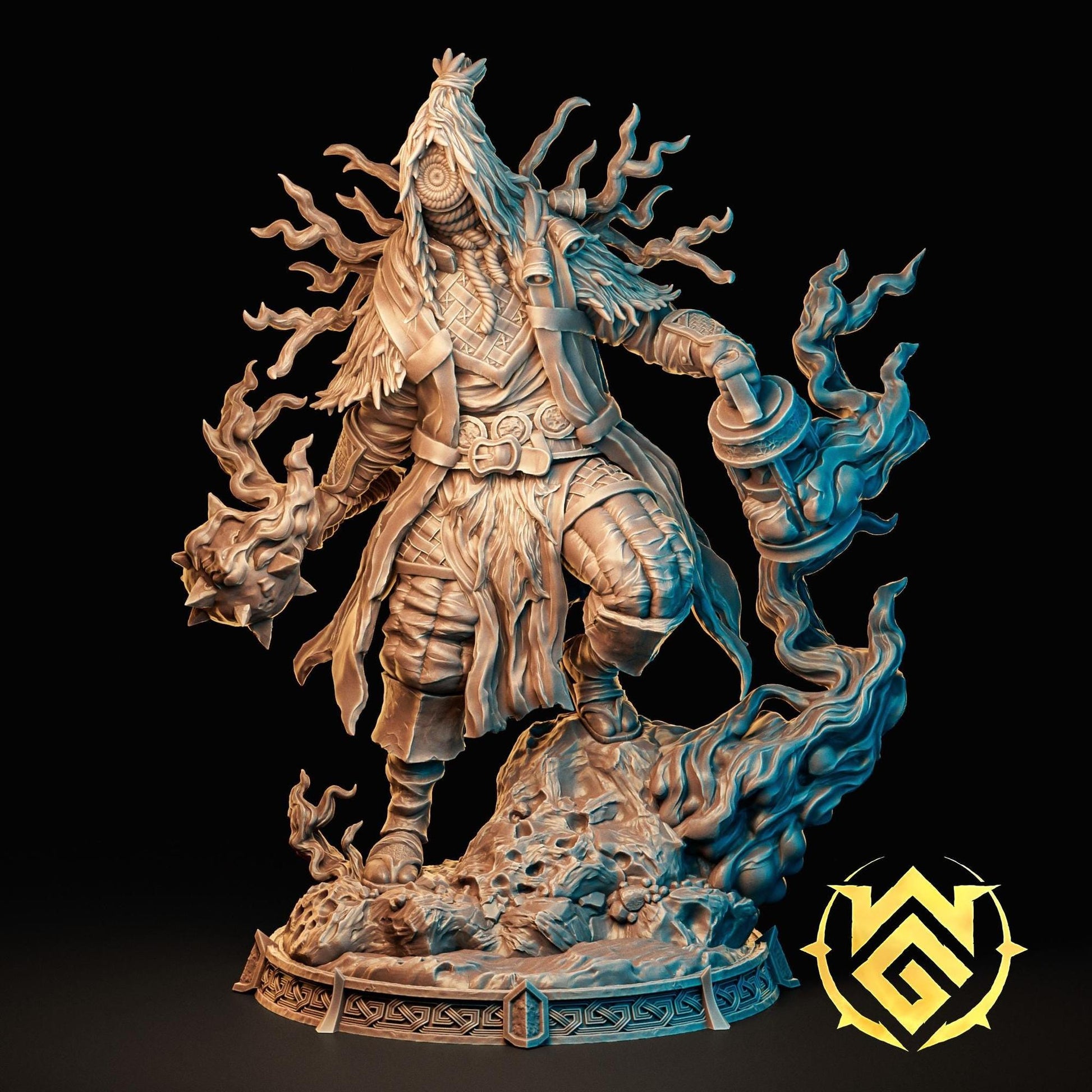 Pyromant Keeper | TTRPG D&D Miniature | The Witchguild