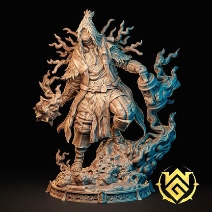 Pyromant Keeper | TTRPG D&D Miniature | The Witchguild