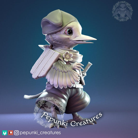 Hornero Bird | Tabletop or Display Scale | D&D Humblewood TTRPG Miniature | Pepunki Creatures