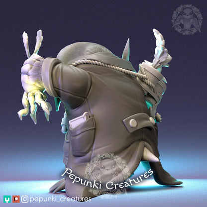 Mole Farmer | Tabletop or Display Scale | D&D Humblewood Redwall TTRPG Miniature | Pepunki Creatures