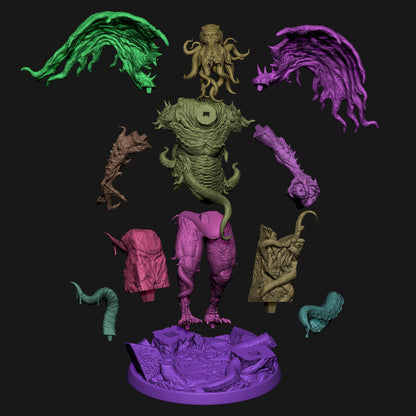 Cthulhu, the Sleeper of R'lyeh | Tentacles, Lovecraft, Elder God | D&D Cosmic Horror Fantasy | NS Miniatures