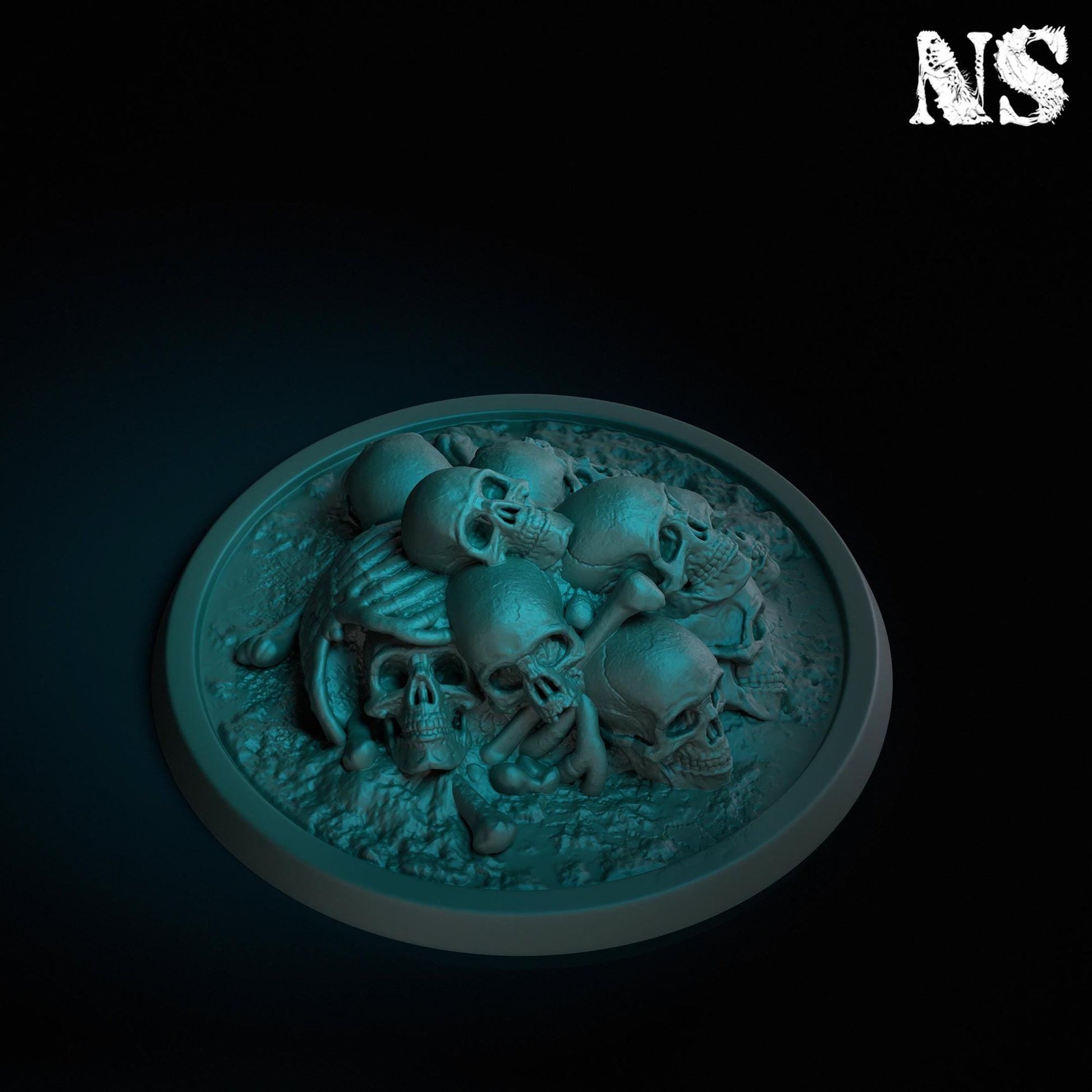 Death Knight and Rising Skeletons | D&D Horror Fantasy Collection | NS Miniatures