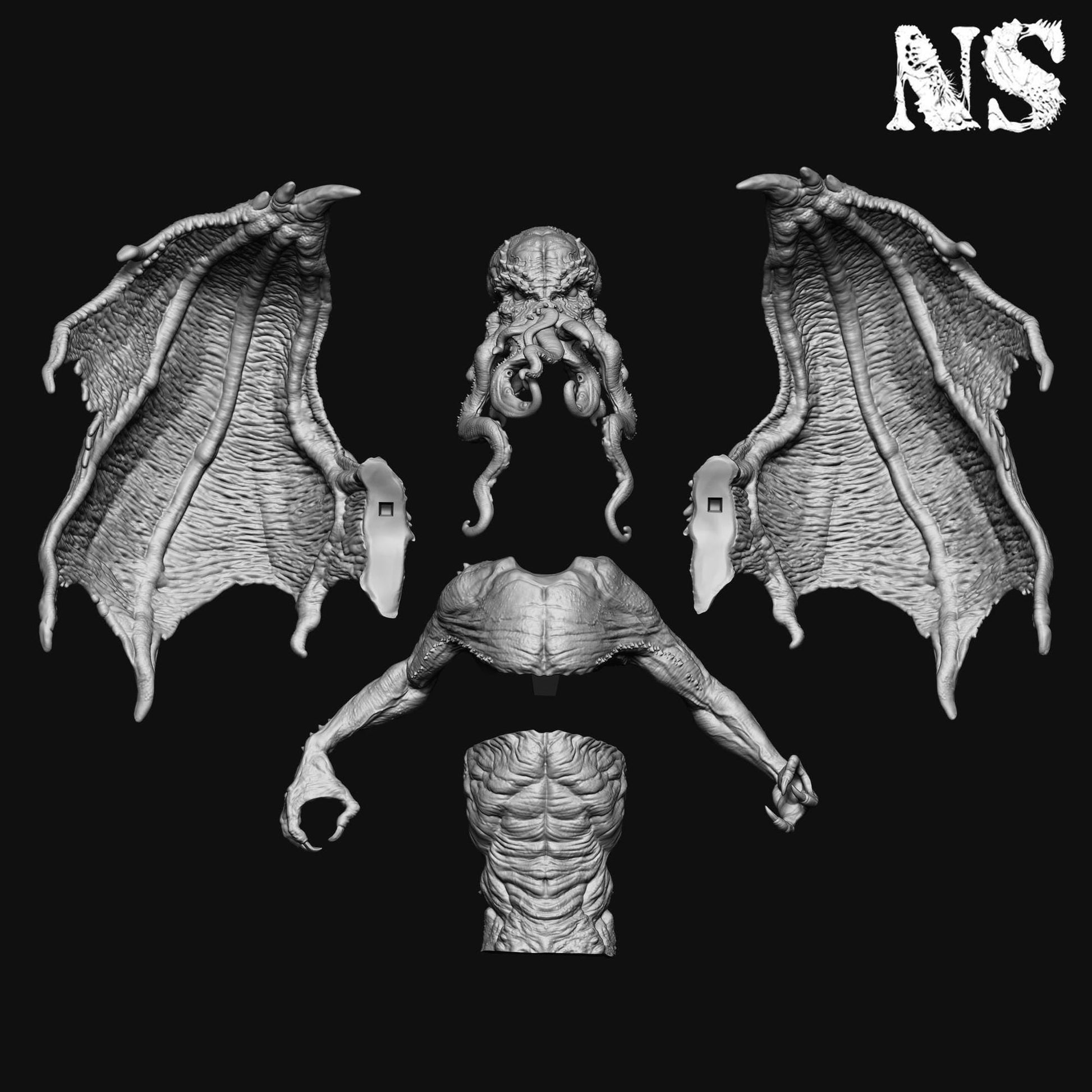 Cthulhu, the Great Old One | Lovecraft, Elder God | D&D Cosmic Horror Fantasy | NS Miniatures