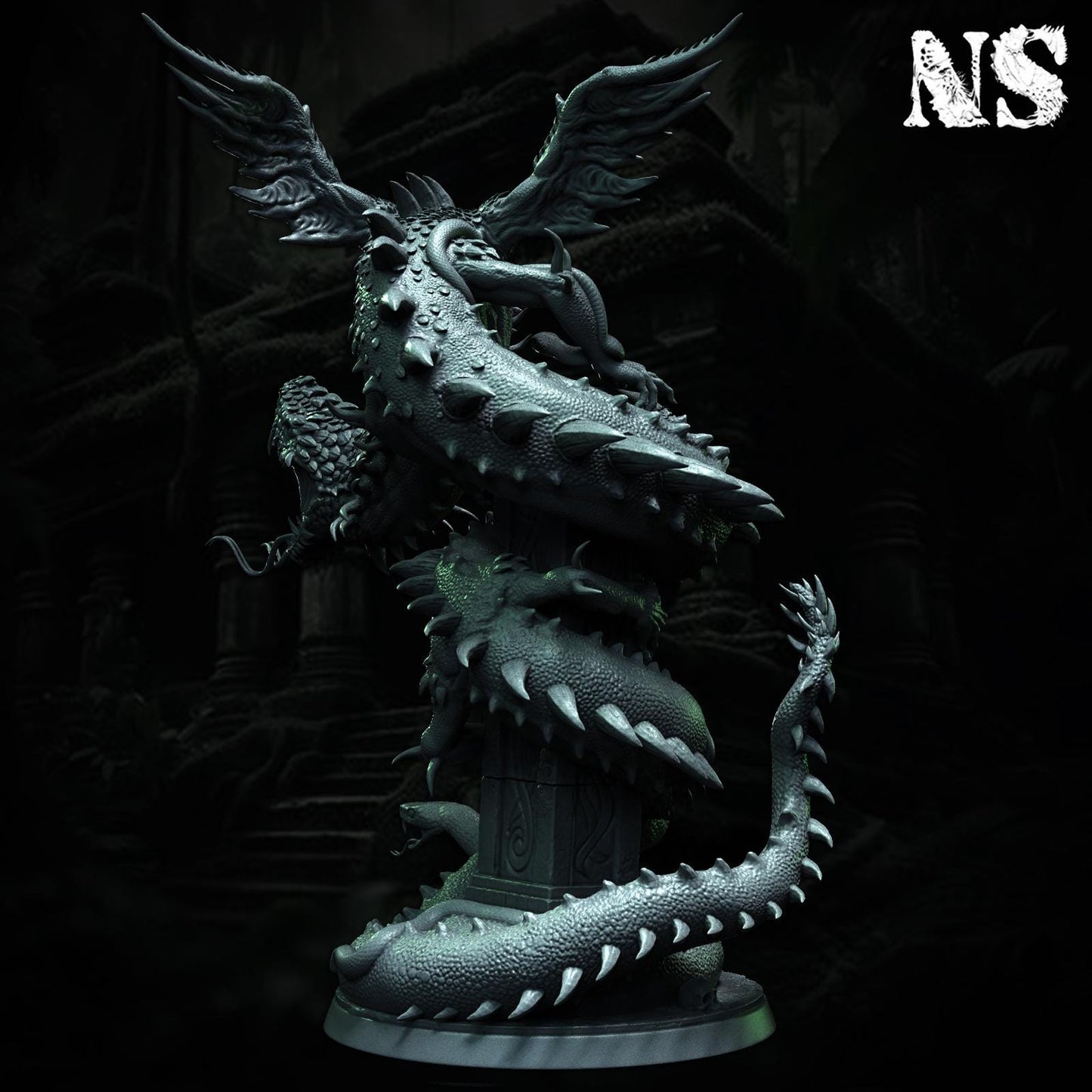 Yig, Father of Serpents | Lovecraft, Elder God | D&D Cosmic Horror Fantasy | NS Miniatures