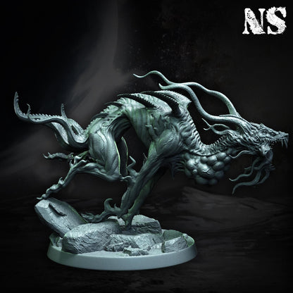 Mh'ithrha, the Arch-Lord and the Hounds of Tindalos Collection | Lovecraft, Elder God | D&D Cosmic Horror Fantasy | NS Miniatures
