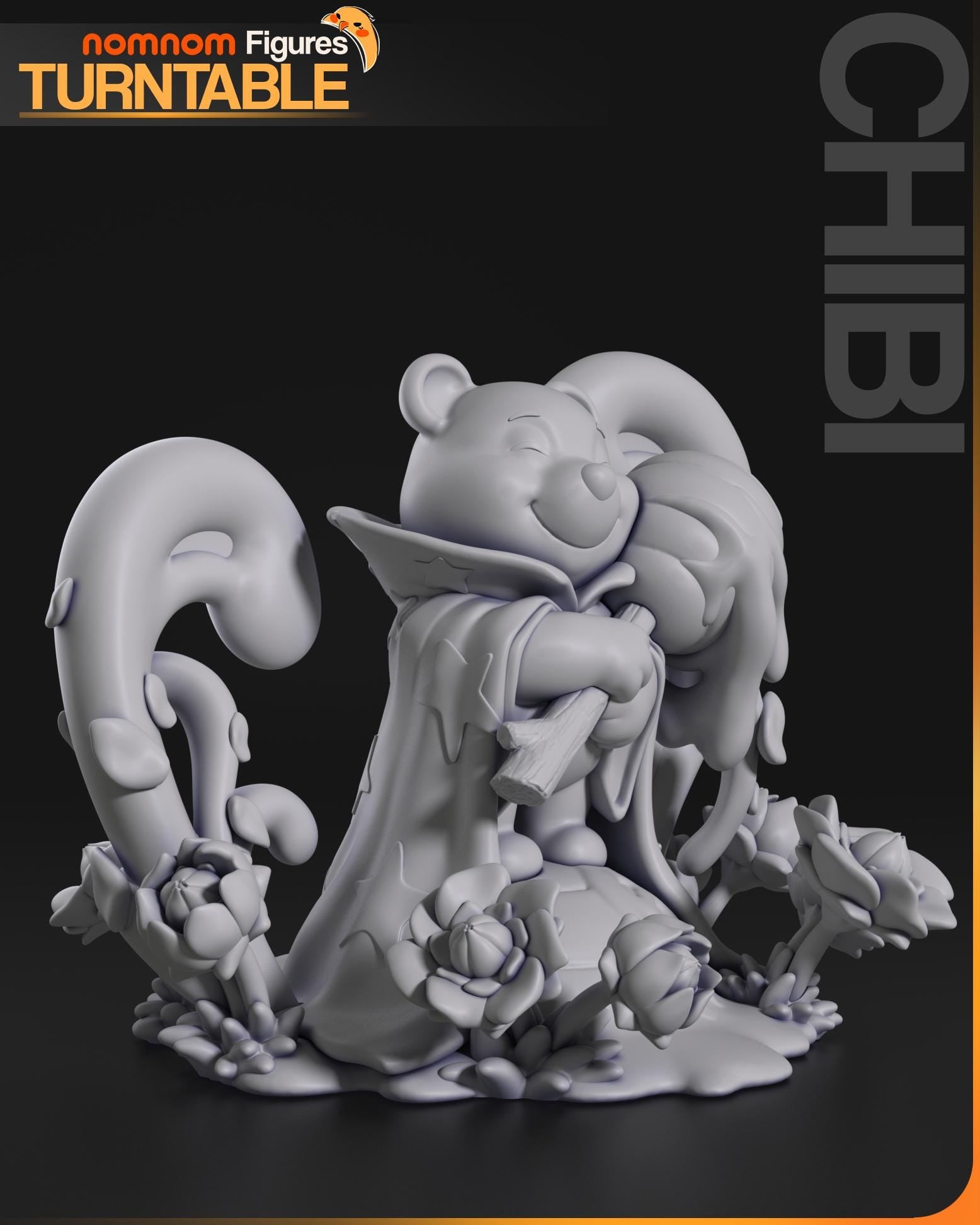 Chibi Honeymancer | Resin Garage Kit Figure Game Fan Art | Nomnom Figures