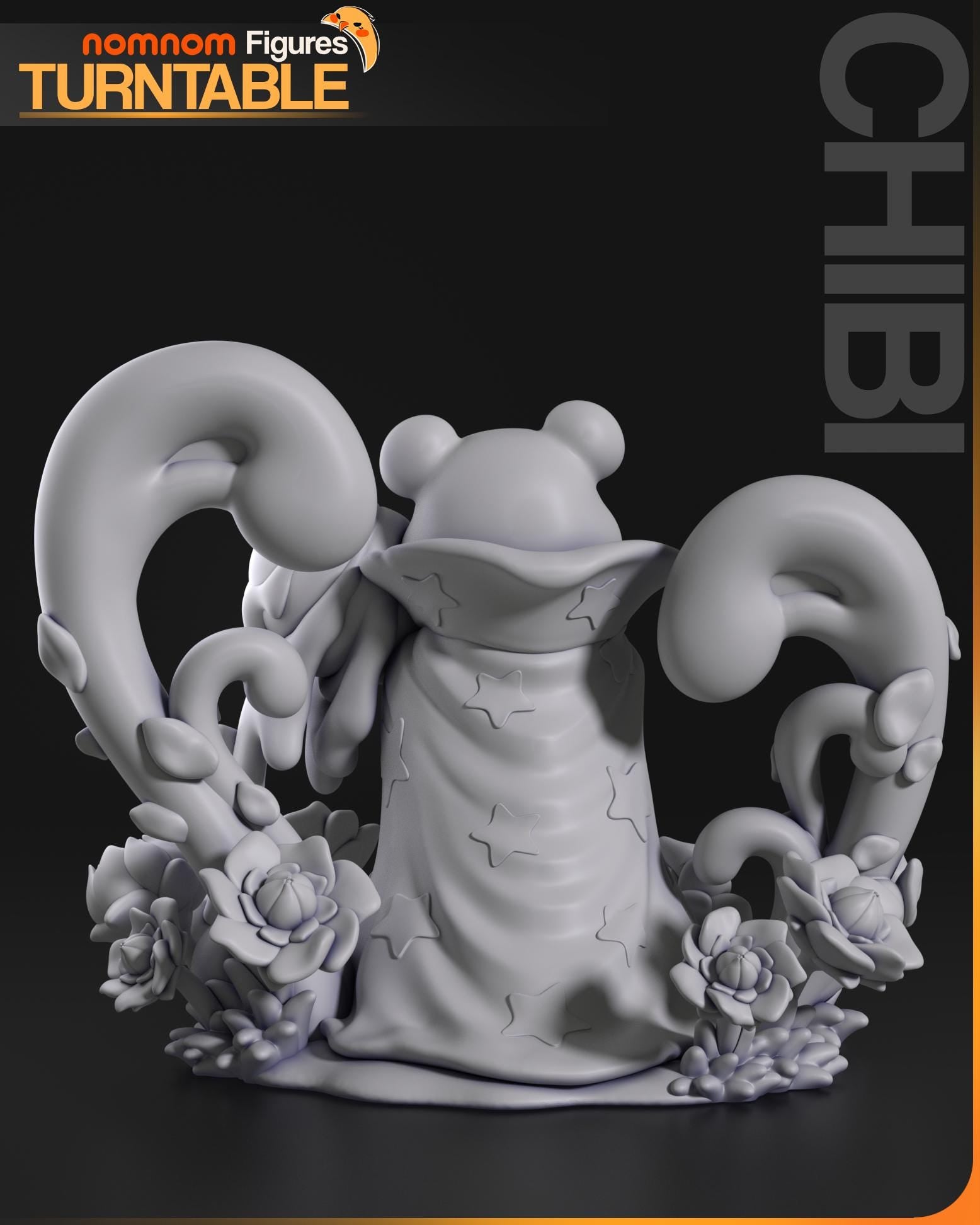 Chibi Honeymancer | Resin Garage Kit Figure Game Fan Art | Nomnom Figures