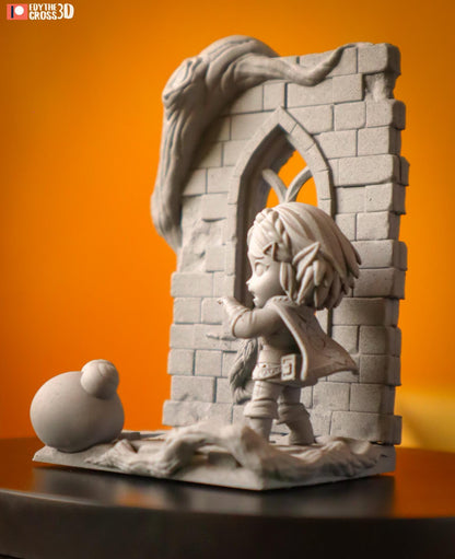Chibi Jelly Princess | Resin Garage Kit Figure Game Fan Art | Nomnom Figures