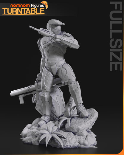 Master Soldier Chief | Resin Garage Kit Figure Game Fan Art | Nomnom Figures