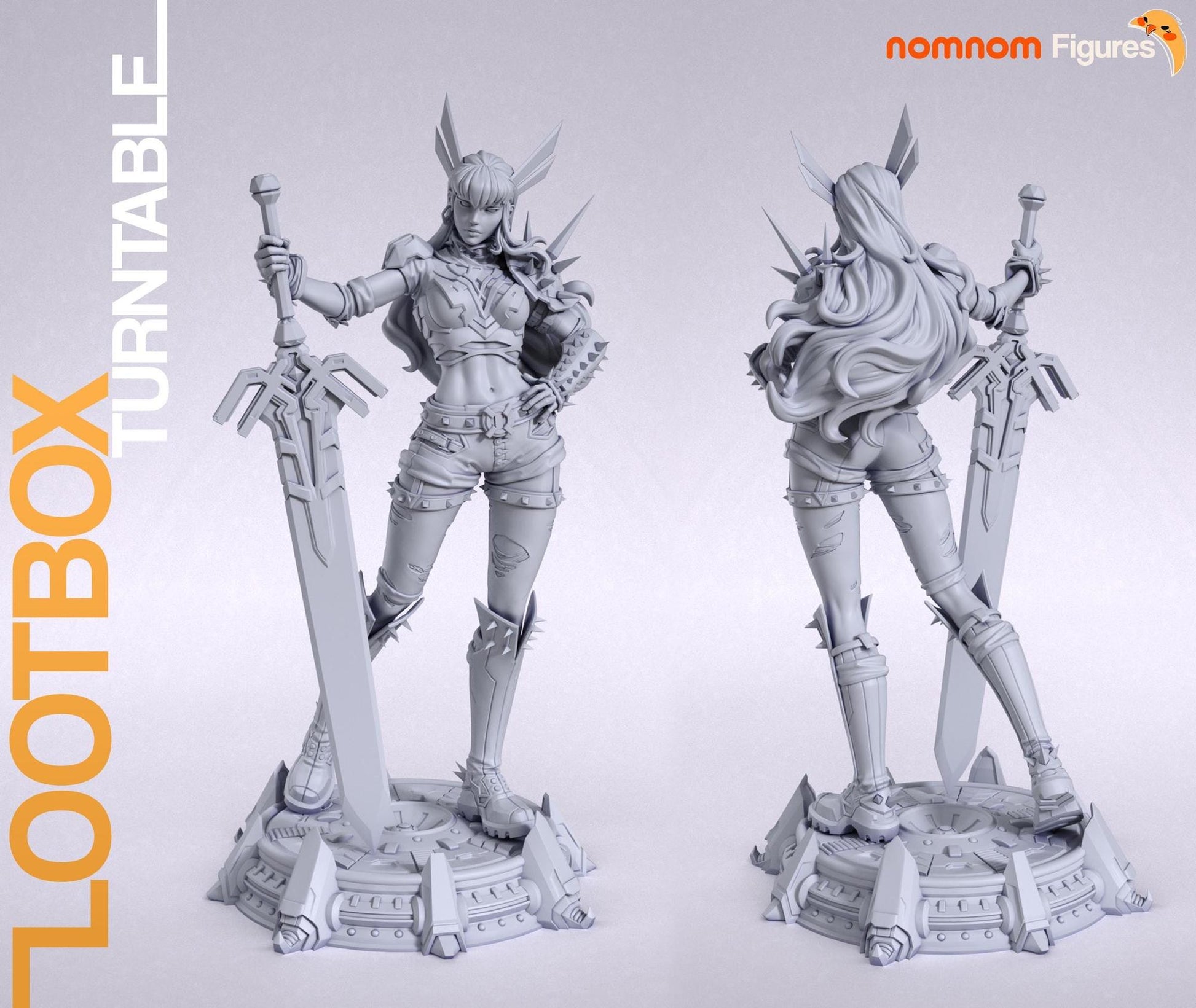 Limbo Warrior | Resin Garage Kit Figure Comic Game Fan Art | Nomnom Figures
