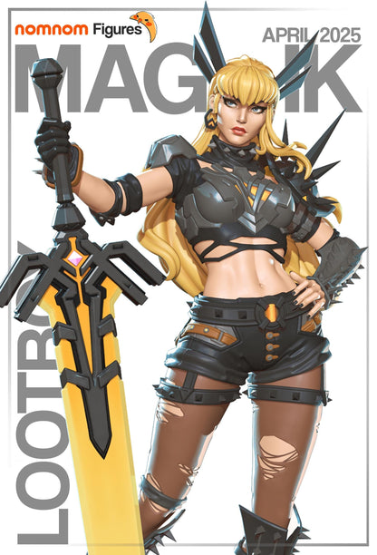 Limbo Warrior | Resin Garage Kit Figure Comic Game Fan Art | Nomnom Figures