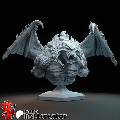 1:12 Fiery Shadow Demon | Resin Garage Kit Figure Movie Book Fan Art | h3LL creator