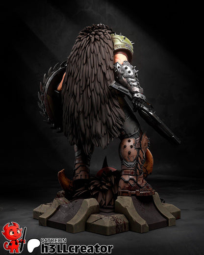 1:12 Ripping Tearing Slayer | Resin Garage Kit Figure Game Fan Art | h3LL creator