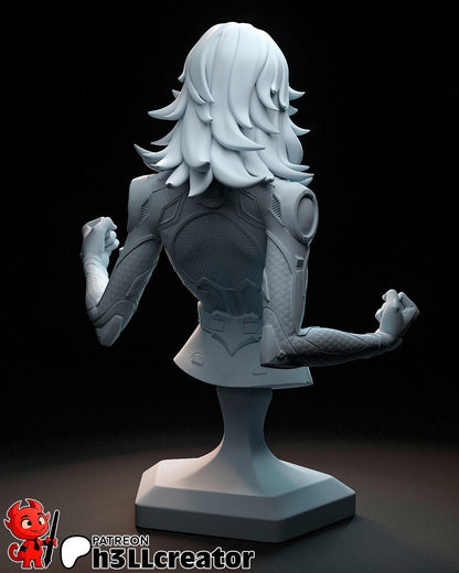1:12 Invisible Heroine | Resin Garage Kit Figure Game Comic Fan Art | h3LL creator