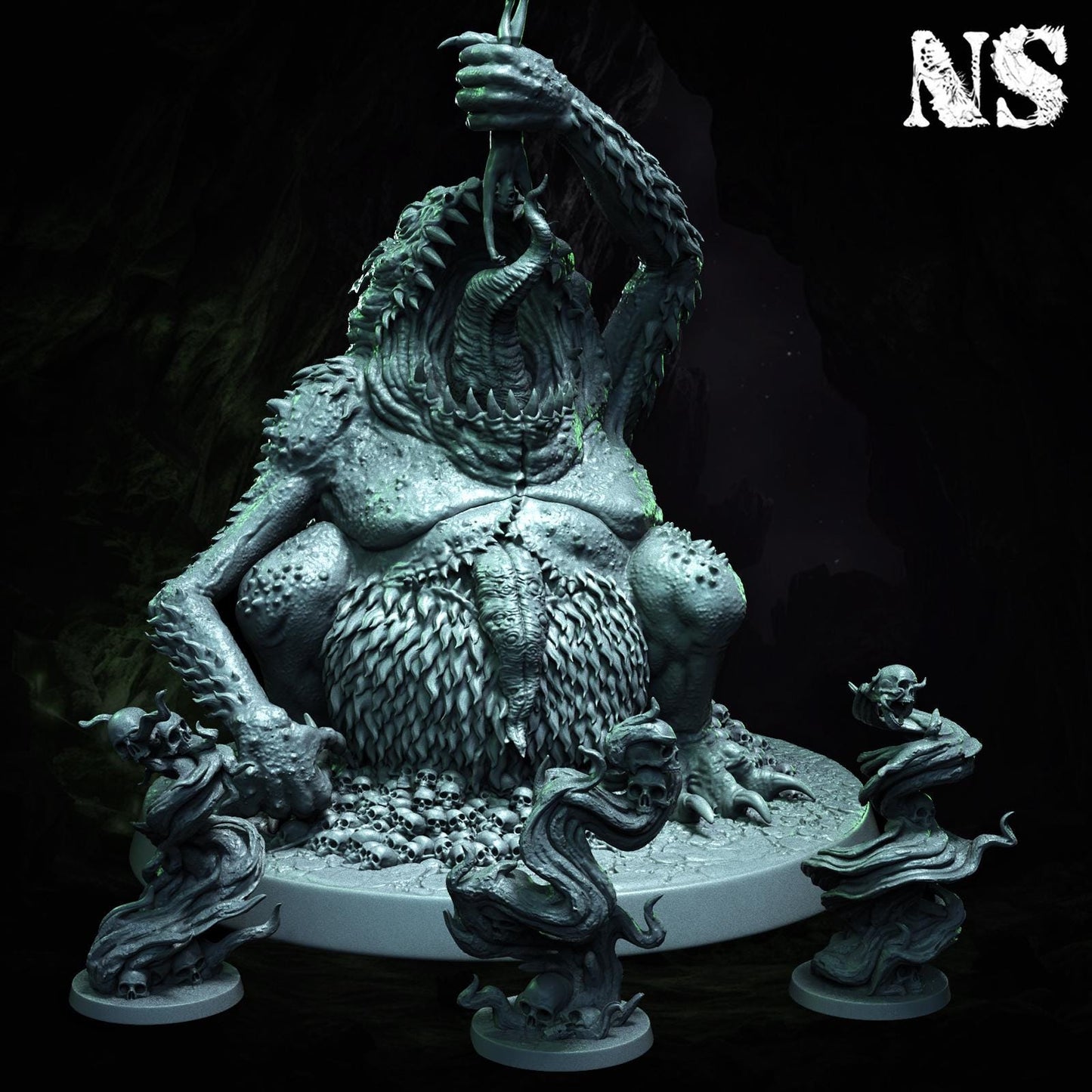 Tsathoggua, Sleeper of N'kai and Formless Spawns Collection | Lovecraft, Elder God | D&D Cosmic Horror Fantasy | NS Miniatures